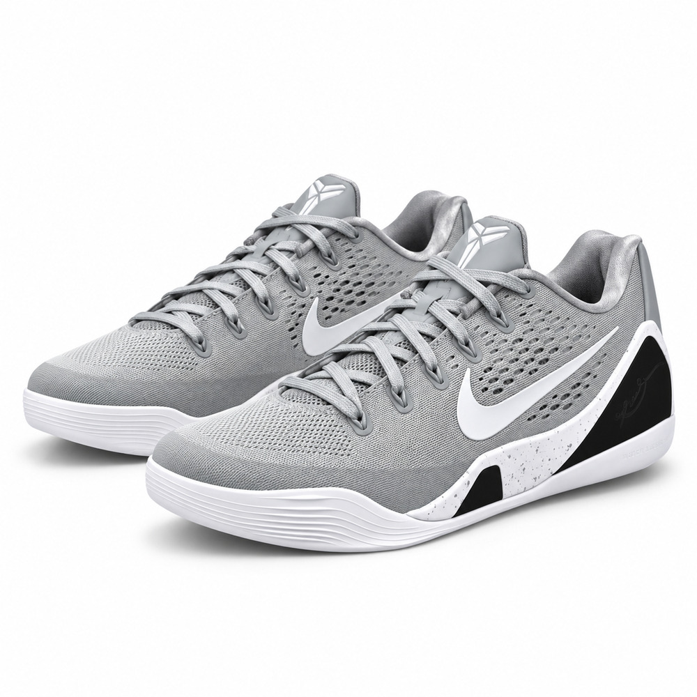 Nike Kobe 9 Elite Low EM Protro Wolf Grey/White IH1401-001 US Men Size 10